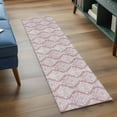 thumbnail image 3 of 2'x6' Rug Runners for Hallways Kitchen, Southwestern Pink Boho Non Slip Entryway Beside Floor Carpet Runner, Vintage Mexican Ethnic Flowers Washable Laundry Room Bedroom Throw Rugs Mat for Family Pet, 3 of 8