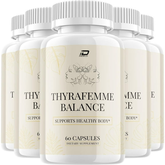 ThyraFemme Balance Capsule - ThyraFemme Balance Advanced Formula for Healthy Body, 5 Pack, 300 Capsules