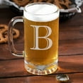 thumbnail image 7 of Etched Monogram 16oz Glass Beer Mug (Letter B), A-Z Customized Beer Gifts for Men, Personalized Beer Glasses, Custom Engraved Birthday Gifts for Him, Initial, Name, Husband Dad, Regalos Personalizados, 7 of 7