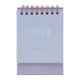 thumbnail image 2 of Desktop Calendar 2021 May To 2022 Foldable Coil Home Office Desk Decoration 3.94x2.95x2.36inch Purple 1Pcs, 2 of 4