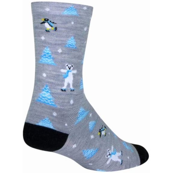 SockGuy Snow Day Wool Sock - 6 Large/X-Large