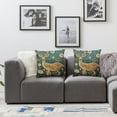 thumbnail image 2 of nygtbtfer Pillowcases Decorative Flower deer on Pillowcase Square Cushion for Sofa Bed, 2 of 7