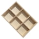 thumbnail image 4 of Caja de madera para guardar pigmentos (6 compartimentos), contenedor de madera para barras de pintura, 4 of 7