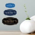 thumbnail image 3 of Signs ByLITA Victorian I'm on a Gin & Tonic Diet I've lost 2 days Sign (Brushed Gold) - Small, 3 of 8