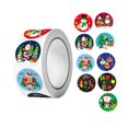 thumbnail image 3 of simhoa Christmas Stickers Roll Decals Holiday Stickers for DIY Envelopes Craft Kids Style B, 3 of 8