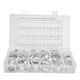 thumbnail image 1 of Juego de 450 juntas planas redondas de aluminio para arandelas, sellado de aceite liso, accesorios de hardware, 1 of 14