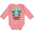 thumbnail image 3 of Inktastic Summer Vacatoion in the Dominican Republic Boys or Girls Long Sleeve Baby Bodysuit, 3 of 5