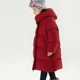 thumbnail image 6 of KAUOD Girls Waterproof Puffer Jackets Winter Padded Hooded Insulated down Coats Kids Long Quilted Outwear with Pockets, 6 of 9