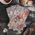 thumbnail image 4 of Marine Vintage Wood Panel Star Shells Kitchen Towel Absorbent Dish Cloth Tableware Towel for Kitchen Household Cleaning Tool, 4 of 7