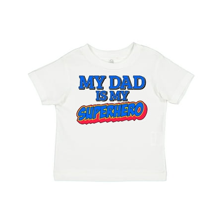 

Inktastic My Dad is My Superhero Gift Toddler Boy or Toddler Girl T-Shirt