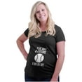 thumbnail image 4 of Future Baseball Fan in Me Expecting Women's Maternity T Shirt Tee Brisco Brands 2X, 4 of 7