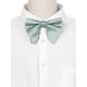 thumbnail image 4 of INSPIRAR CHIC Corbata de moño de satén de color sólido preatado para hombres, corbatas ajustables para bodas elegantes, talla única, gris, 4 of 4