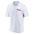 thumbnail image 2 of Men's Fanatics Branded Red/White Philadelphia Phillies Two-Pack Logo Lockup Polo Set, 2 of 5