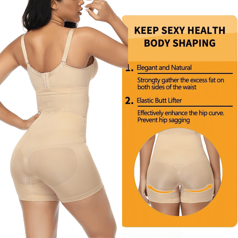 FITVALEN Women Firm Tummy Control Panties Postpartum Compression Shapewear  Belly Slimming Underwear High Waisted Butt Lifter Shapewear Brief