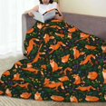 thumbnail image 6 of Fuzoiu Cute Little Foxes Print Ultra-Soft Micro Fleece Blanket,All Seasons Flannel Throw, Lightweight Blanket for Bed, Sofa, Couch, Movie Night, Camping, and Travel-50"x40", 6 of 7