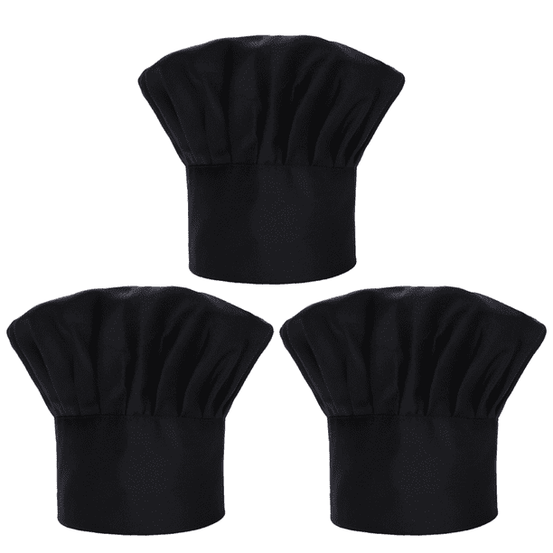 Lot De 2 Toques De Chef COYUN - Bandana Chef En Polycoton Ajustable, Chapeau Cuisine Unisexe Pour Restaurants Et Boulangeries