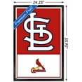 thumbnail image 3 of MLB St. Louis Cardinals - Logo 22 Wall Poster, 22.375" x 34" Framed, 3 of 5