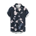 thumbnail image 4 of Awdenio Men Shirts Short Sleeve Button Down Bowling Shirts Retro Summer Tropical Beach Casual Dress Shirt for Men, 4 of 6