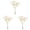 Pink*3, variant on Mini Faux Floral Stems Small Artificial Flowers Mini Plastic Colorful Realistic Spring Flower Arrangement Bouquet Branches for Home Party Wedding Table Centerpiece Vase Decor (Blue)