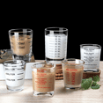 thumbnail image 4 of Measuring Cup Shot Glass Espresso Shot Glass Liquid Heavy Glass Wine Glass Letters, 4 of 5