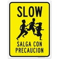thumbnail image 1 of Slow Spanish Sign, Traffic Sign, 18x24 Corrugated Plastic, 1 of 1