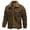 Coffee, variant on Sherpa Lined Jacket for Men Winter Vintage Faux Suede Moto Jackets with Multi Pockets Lapel Heavy Fleece Coat (M, Black)