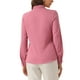thumbnail image 3 of INSPIRAR CHIC Blusas de Manga Larga para Mujeres Chifón Plisado con Lazo Cuello Top Camisa M Rosa Polvoriento, 3 of 6
