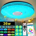 thumbnail image 2 of Wosthever Luz de techo LED RGB 36 W Luz de techo LED con altavoz Bluetooth Lámpara de techo de cielo estrellado para dormitorios Decoración para sala de Accesorios para electrodomésticos Wosthever HA047565-00, 2 of 6