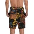 thumbnail image 4 of Lsque Embroidery Chicken Rooster Mens Sleep Pajama Shorts,Short Pajama Pants, Cotton Ultra-Soft Knit-Large, 4 of 9