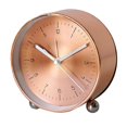 thumbnail image 4 of Reloj Despertador Sunnimix de concha de aluminio silencioso regalo Rose Golden, 4 of 8