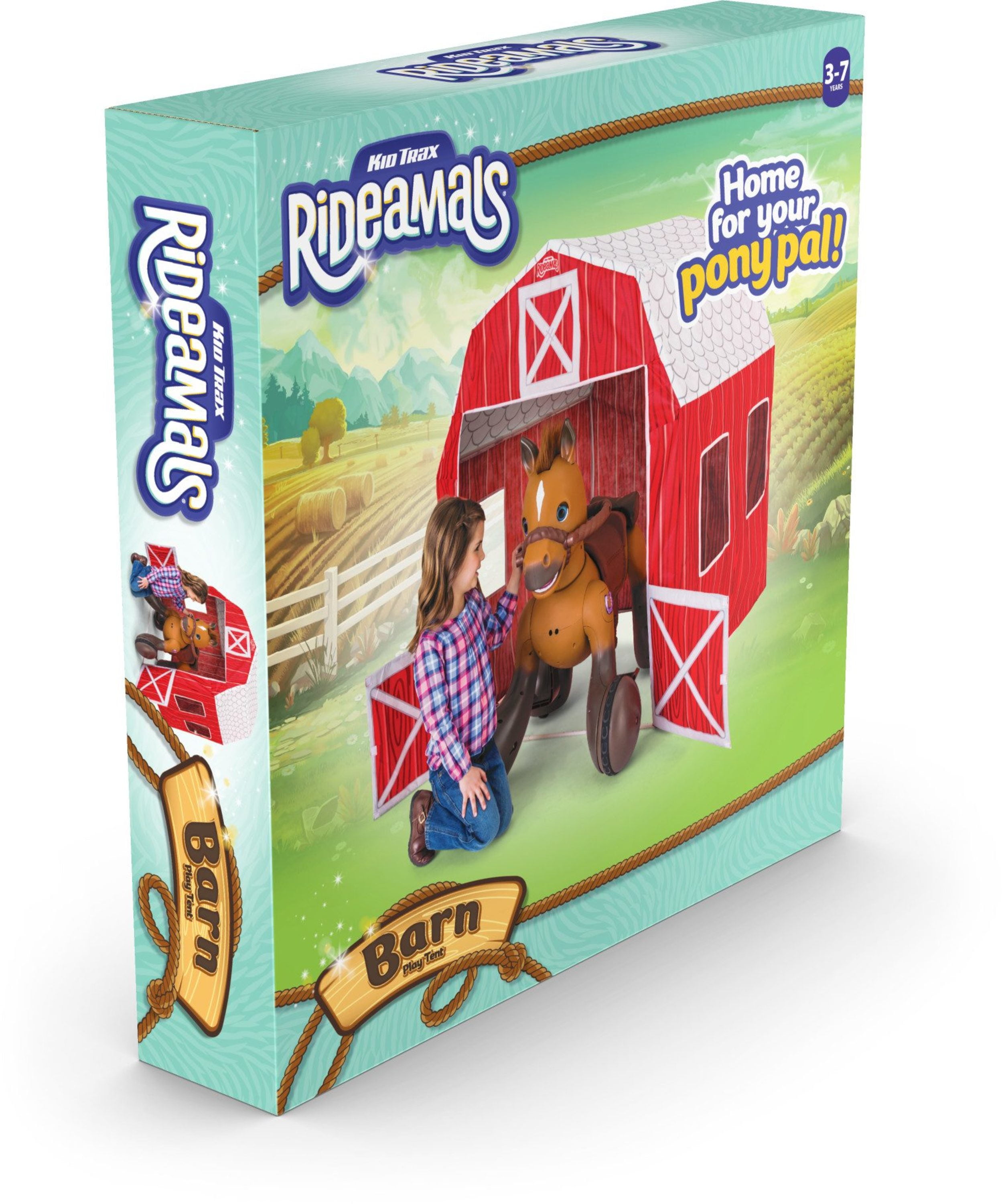 rideamals barn play tent