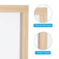thumbnail image 3 of Unique Bargains 11.8'x7.9' Wooden Paper Making Screen Papermaking Frame Mould, Natural Color 4 Pack, 3 of 5