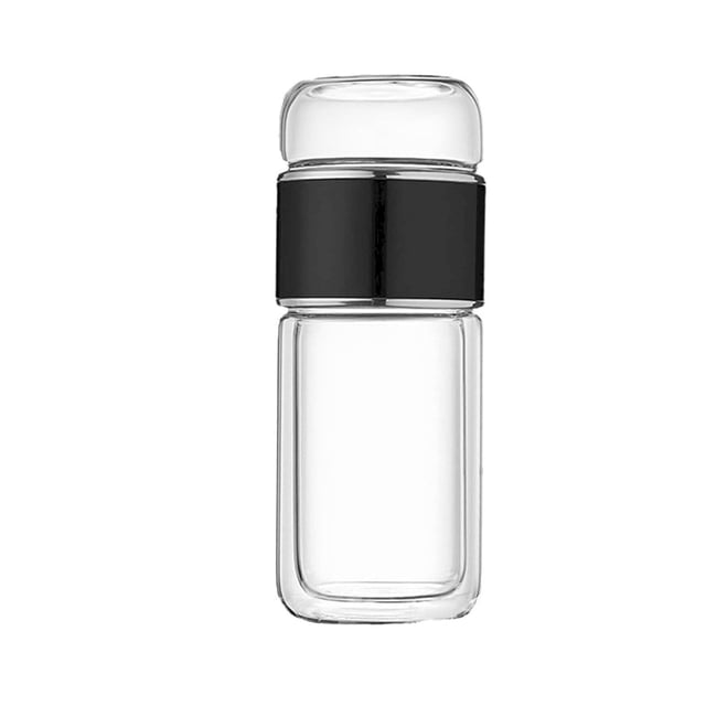 Yiteos Kitchen Cups, Infusifie Tea Infuser (Three Capacities) Double Layer Insulated Tea and Water Separator Cup Portable Tea Water Separation Tea Cup with 304 Stainless Filter For Loose Tea