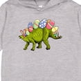 thumbnail image 3 of Inktastic Easter Bunny Stegosaurus with Eggs and Pink Ears Toddler Hoodie, 3 of 4