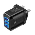 thumbnail image 2 of EGNMCR UK QC 3.0 Quick Charger 3A USB Plug Three Power Ports Travel Charger For Phone PD Plug, 2 of 6