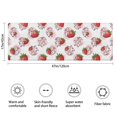 thumbnail image 3 of White Cow Strawberry Pattern Bathroom Rugs Mat,Non Slip Microfiber Bathroom Rug,Rubber Backing,Soft Bathroom Mats for Bathroom Floor,Tub and Shower,47x17in(120x43cm), 3 of 5