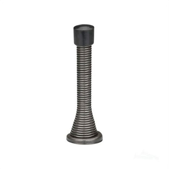 Rok Hardware 3" Flexi Spring Heavy Duty Door Stop, Oil-Rubbed Bronze