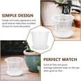 thumbnail image 4 of 10 Sets Perforated Orchid Pot Pots Plants Plastic Containers Indoor White, 4 of 6