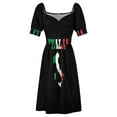 thumbnail image 4 of vintage Italia Flag Italy Italian Italiano Gifts Short Sleeved Dress Woman clothing dresses women summer 2025 Dress woman Dress, 4 of 5