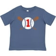 thumbnail image 3 of Inktastic First Birthday Weathered Baseball Design with Bats Boys or Girls Baby T-Shirt, 3 of 5