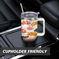 thumbnail image 7 of 40 OZ Mushroom Tumbler Gifts for Women Men Birthday Coffee Cup Gifts for Boyfriend Insulated Stainless Steel Coffee Mug with Handle, 7 of 7