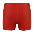 thumbnail image 2 of Sinleey Girls Sparkle Ballet Dance Shorts Glitter Athletic Shorts High Waisted Workout Sports Yoga Red 6, 2 of 6