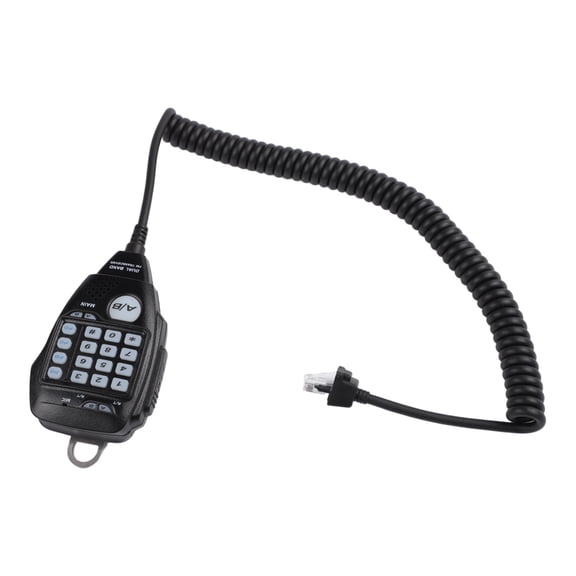Speaker Microphone for AnyTone AT-778UV and AT-588UV, Noise Reduction Car Mic with Stainless Steel Clip, Shockproof VHF UHF Mobile Radio Handset