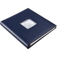thumbnail image 3 of Old Town Large Photo Albums, Holds 400 4x6 Photos (Leather, Navy), 3 of 3