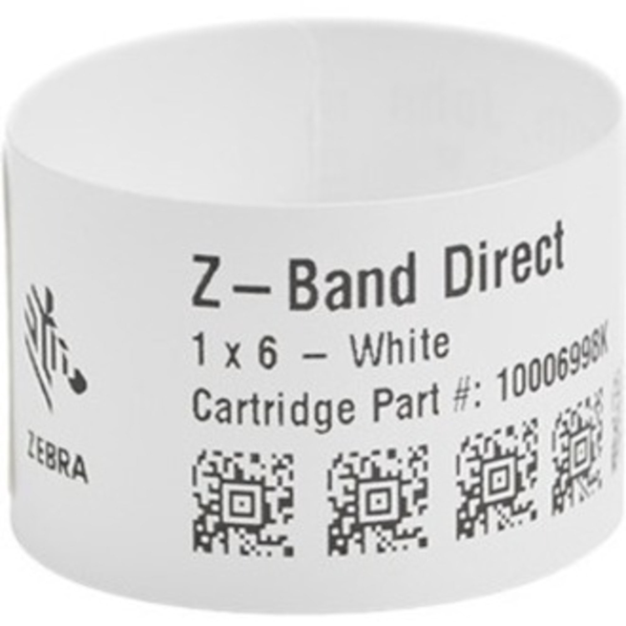 Zebra DT Wristband Cartridge Kit, Polypropylene, Blue (1" x 11")