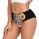 thumbnail image 2 of Fotbe Sunflower Gnomes 4 Calzones Estampados para Mujer – Ropa Interior de Algodón, Cómoda, Suave y Elástica-Medium, 2 of 6
