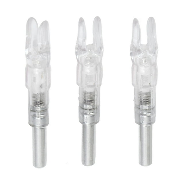 Plastic Archery Nock Tail,3PCS Archery Lighted Nocks Archery Lighted Nocks Archery Insert Lighted Nock High-Intensity Output