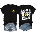 thumbnail image 1 of WILLBEST T-Shirt en Coton pour Femmes T-Shirt Décontracté Imprimé Col Rond Couleur Unie Manches Courtes 3775, 1 of 4
