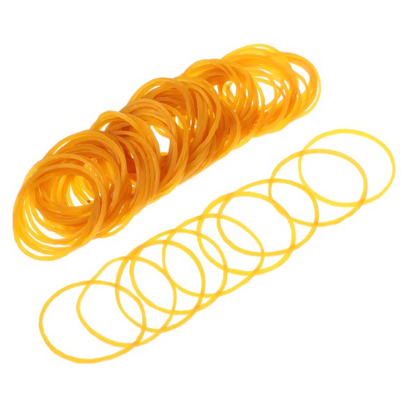 PENIKOKO 800Ud Bandas Elásticas Gruesas Color Amarillo Claro Para Uso Diario Resistentes Y Duraderas