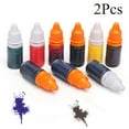 thumbnail image 5 of 8ml 9 Color Useful Colorful Oil DIY craft Inkpad Scrapbooking Photosensitive Seal Flash Refill Ink Stamping Machine GREEN, 5 of 8